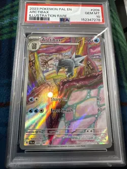 The Pokemon Company Pokemon TCG Paldea Evolved Arctibax 209/193 IR Holo PSA 10 - Image 2