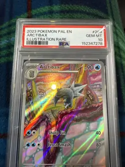 The Pokemon Company Pokemon TCG Paldea Evolved Arctibax 209/193 IR Holo PSA 10 - Image 3