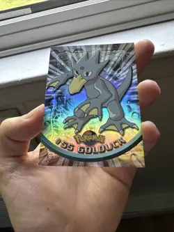 Pokemon Topps Chrome Golduck #55 Holo Rainbow - Image 3
