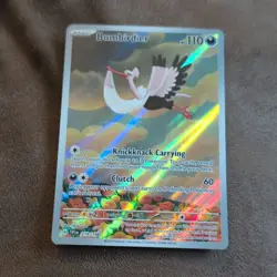 Bombirdier Illustration Rare Pokemon SV01: Scarlet & Violet Base Set 219/198 LP - Image 1