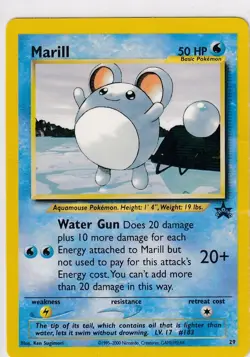 Marill 29 WoTC Pokemon Black Star Promo - Image 1