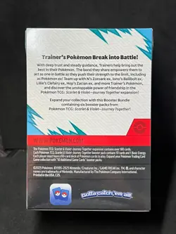 Pokemon Journey Together New Sealed Booster Bundle w/ Protector Case - Image 2