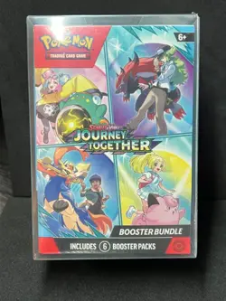 Pokemon Journey Together New Sealed Booster Bundle w/ Protector Case - Image 5