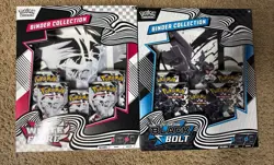 Pokemon Black Bolt and White Flare Binder Collections (Bundle Set of 2) - SEALED - Image 1