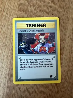 Rockets Sneak Attack 72/82 Team Rocket Non Holo LP Pokemon TCG - Image 1