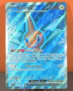 ✨Pokemon Rotom EX 111/094 Me02: Phantasmal Flames Ultra Rare Full Art Holo - Image 1