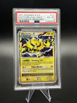 2007 Pokemon Electivire LV X - Holo #121 Mysterious Treasures PSA 6 - Image 1