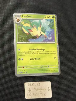 Pokemon Prismatic Evolutions - Leafeon - SVP 170 - Cosmos Holo Promo - M/NM - Image 1