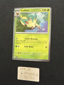 Pokemon Prismatic Evolutions - Leafeon - SVP 170 - Cosmos Holo Promo - M/NM - Image 3