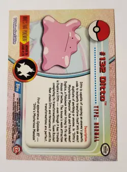 Pokemon TCG Topps Ditto 132 TV Animation Edition Holo English - Image 2