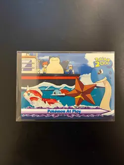 Pokemon At Play #18 - Pokemon Topps Pokemon 2000 Movie Blue Logo NM - Image 1
