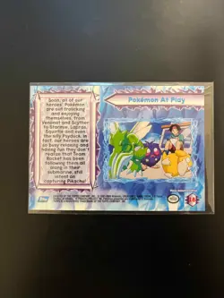 Pokemon At Play #18 - Pokemon Topps Pokemon 2000 Movie Blue Logo NM - Image 2