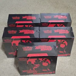 Pokemon Scarlet & Violet: Destined Rivals Elite Trainer Box ETB Lot of 5 Sealed - Image 2