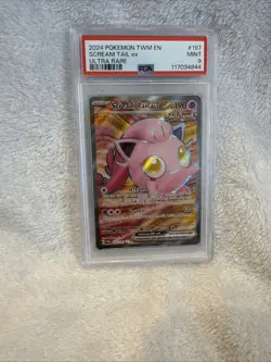 2024 POKEMON TWM EN-TWILIGHT MASQUERADE ULTRA RARE #197 SCREAM TAIL EX PSA 9 - Image 3