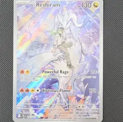 Pokemon TCG N's Reshiram Full Art Illustration Rare Holo 167/159 - Image 1