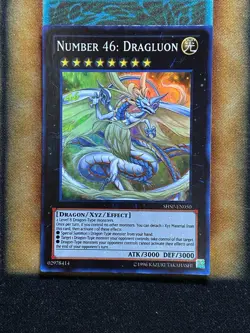 Yugioh Number 46: Dragluon SHSP-EN050 Super Rare LP - Image 1