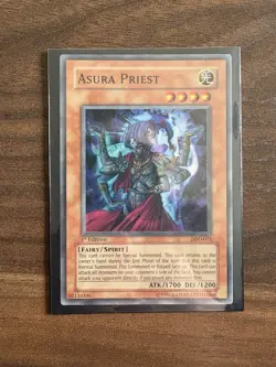 Yu-Gi-Oh! Asura Priest 1st Edition Super Rare LOD-071 Near Mint - Image 1
