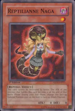 Yugioh Reptilianne Naga #ABPF-EN017 Absolute Powerforce 1st Edition - Image 1