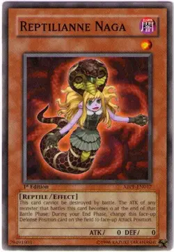 Reptilianne Naga ABPF-EN017 1st Common Light Play Yu-Gi-Oh DNA GAMES - Image 1