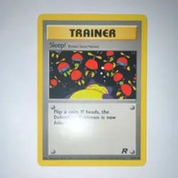 Pokemon TCG Sleep! Team Rocket 79/82 Trainer Unlimited English Regular 2000 - Image 1