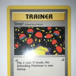 Pokemon TCG Sleep! Team Rocket 79/82 Trainer Unlimited English Regular 2000 - Image 2