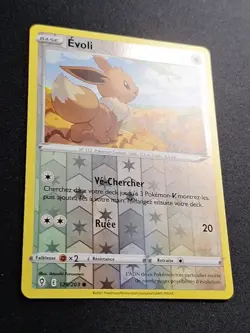 NEUF Evoli 125/203 Reverse EB Evolution Celeste Carte Pokemon FR - Image 3