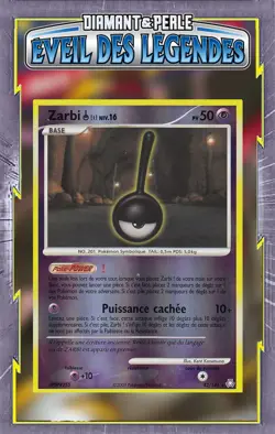 Zarbi ! Reverse - DP06:Eveil des Legendes - 42/146 - Carte Pokemon Francaise - Image 1