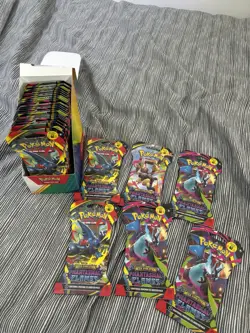 Pokemon Sealed Phantasmal Flames Sleeved Booster Packs X30 - Image 3