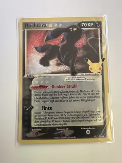 Nachtara Goldstar | Deutsch 17/17 Celebrations | Near Mint Pokemon TCG - Image 2