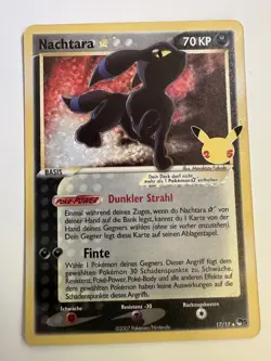 Nachtara Goldstar | Deutsch 17/17 Celebrations | Near Mint Pokemon TCG - Image 3