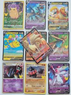 Vend Lot De x 10 Cartes Pokemon FR Neuve Slive 25ans Nymphali Obscur - Image 1