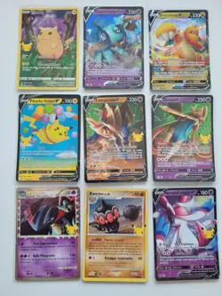 Vend Lot De x 10 Cartes Pokemon FR Neuve Slive 25ans Nymphali Obscur - Image 2