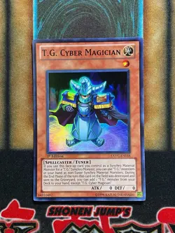 Yugioh T.G. Cyber Magician EXVC-EN016 Super Rare 1st Ed NM - Image 1