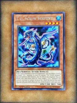 Yugioh T.G. Screw Serpent SAST-EN009 Rare 1st Ed NM - Image 1