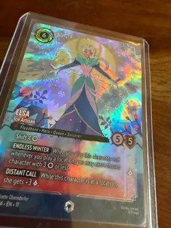 Disney Lorcana Winterspell Elsa 233/204 - Ice Artisan (Enchanted) - Image 2