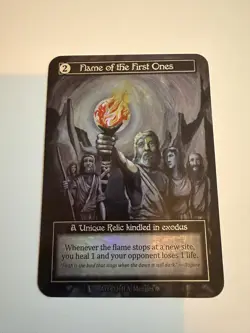 Sorcery Contested Realm - Gothic- Flame of the First Ones Unique FOIL - Image 1