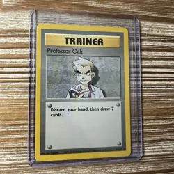 Pokemon Card Professor Oak Base Set 88/102 Unlimited Uncommon Vintage WOTC LP - Image 1