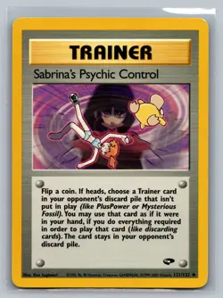 Sabrina's Psychic Control Gym Challenge #121/132 Uncommon Pokemon Card - Image 1