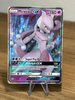 Mewtwo GX 31/68 Hidden Fates Set ULTRA RARE Full Art Pokemon Card MINT/NM - Image 1