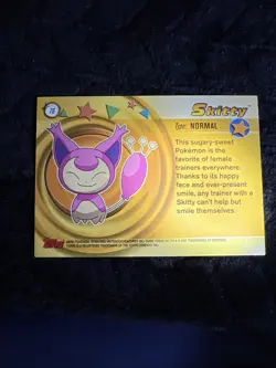 2003 Topps Pokemon Advanced Skitty #76 Vintage Collectible Card - Image 1