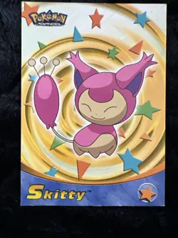 2003 Topps Pokemon Advanced Skitty #76 Vintage Collectible Card - Image 2