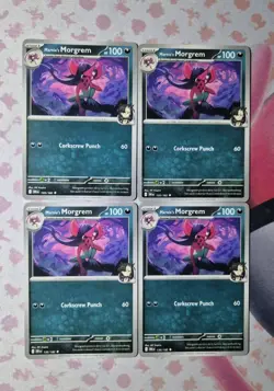 Pokemon Card Marnie’s Morgrem ×4 - 135/182 - Destined Rivals - Playset - Image 1