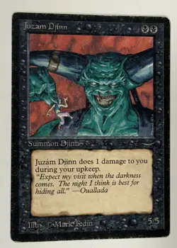Magic the Gathering Arabian Nights 1993 Juzam Djinn - Image 1