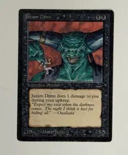 Magic the Gathering Arabian Nights 1993 Juzam Djinn - Image 4