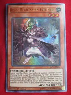 Yugioh Beat, Bladesman Fur Hire MP19-EN247 1st Edition x2! - Image 4