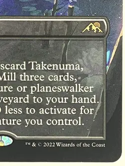 Takenuma, Abandoned Mire NM Borderless Kamigawa: Neon Dynasty 416 MTG Regular - Image 5