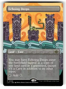 Echoing Deeps (Borderless) LP The Lost Caverns of Ixalan 346 MTG Regular Rare - Image 1