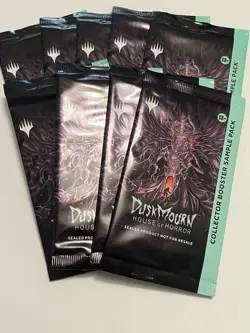DuskMourn House of Horror 9X Collector Booster Sample Packs SEALED MTG - Image 1
