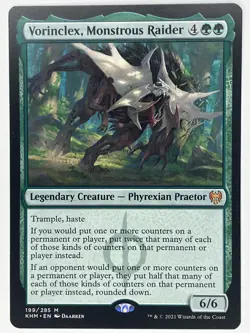 Vorinclex, Monstrous Raider LP Kaldheim 199/285 MTG Magic the Gathering Regular - Image 1