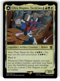 Ultra Magnus, Tactician LP Foil Universes Beyond: Transformers 15 MTG Mythic - Image 1